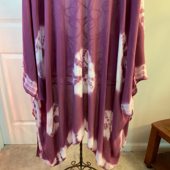 Coachella Tie Dye Hippie Boho Kimono Wrap One Size - Picture 9 of 10